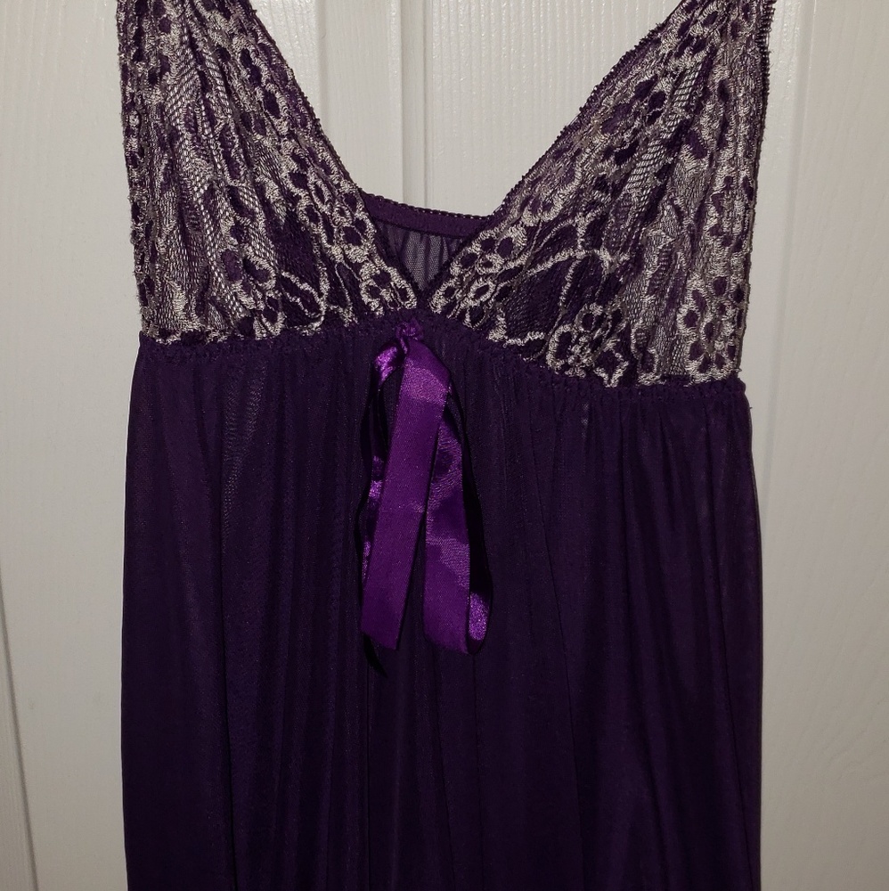Purple lingerie